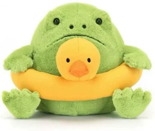 Yiran toy Baumfrosch Plüschpuppe, Grün, 25cm - Bild 1