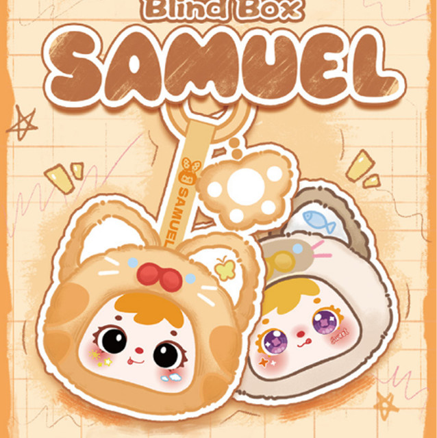 52TOYS Samuel Kitten Paw Anhänger, Plüsch, Vinyl, Blind Box - Bild 1