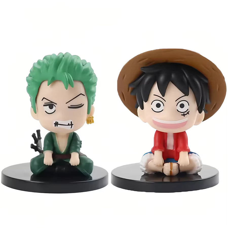 Bandai One Piece Anime Figur Ruffy und Zoro PVC Modell Ornament in Multicolor - Bild 4