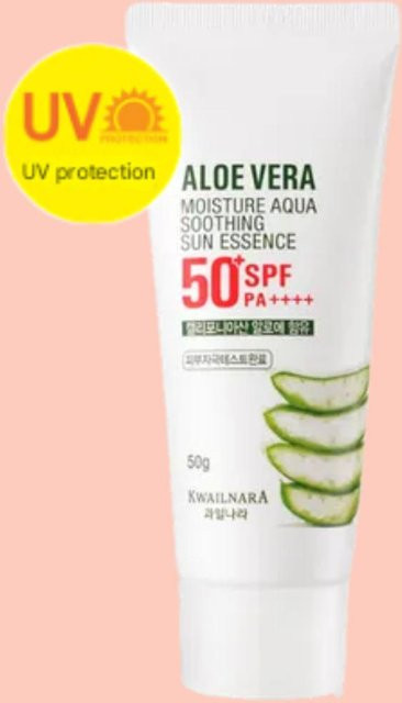 KwailNara Aloe Vera Sonnenessenz, 50g, Empfindliche Haut - Bild 1