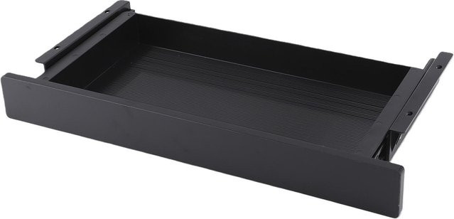 Versteckte Schublade Type 3 aus Holz und Edelstahl in Schwarz - Bild 1