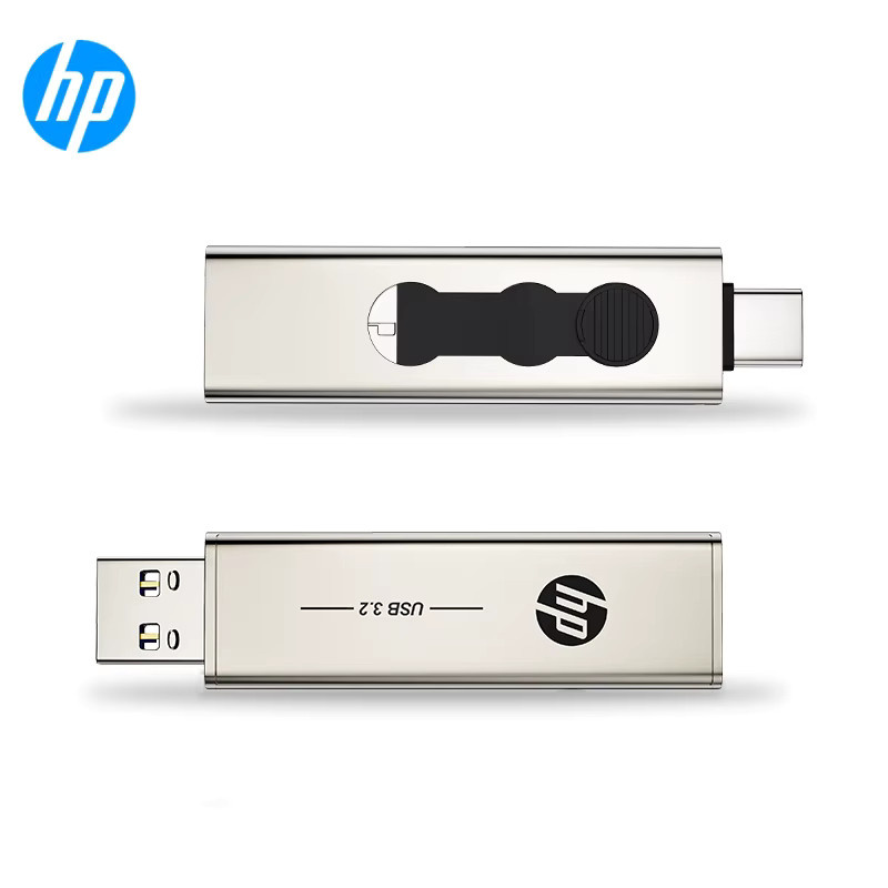HP 2-in-1 OTG USB 3.2 Flash-Laufwerk mit USB-C Dual-Metall-Pendrive, Silber, 64GB - Bild 5