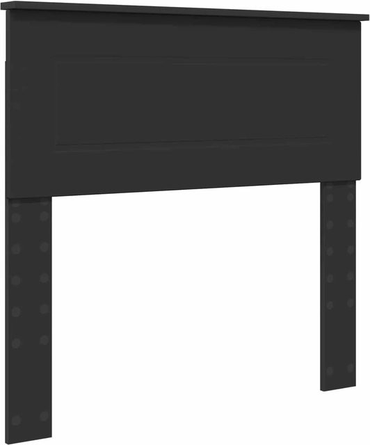 vidaXL Kopfteil in Schwarz und Eichen-Optik aus Holzwerkstoff, Breite: 90 cm - Bild 1