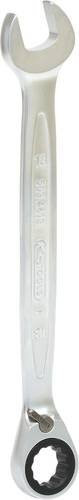 KS Tools GEARplus Ratschenringmaulschlüssel aus Chrom-Vanadium, umschaltbar, Farbe: Silber, 13 mm - Bild 1