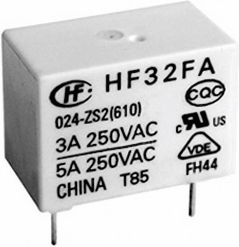 Hongfa HF32FA/005-HSL2 (610) Printrelais 5 V/DC 5A 1 Schließer in Weiß - Bild 1