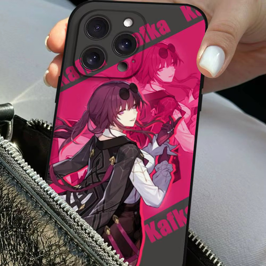 Honkai Star Rail Handyhülle für iPhone 11 bis 17 Pro Max, weiche Schutzhülle, Schwarz - Bild 6