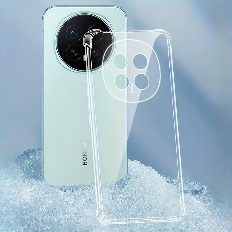 Stoßfeste transparente Silikon-Handyhülle für Honor Magic 8 Pro und Honor Magic 8 Lite X9D mit Airbag-Schutz - Bild 3