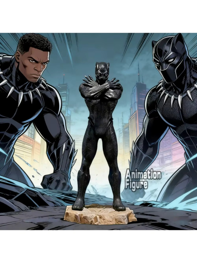 Bandai Marvel The Avengers Black Panther Iron Man, Actionfiguren, 23 cm - Bild 2