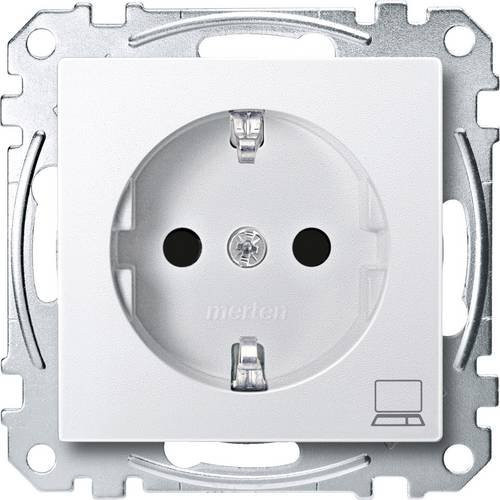 Merten Steckdose System M in Polarweiß MEG2350-0419 - Bild 1