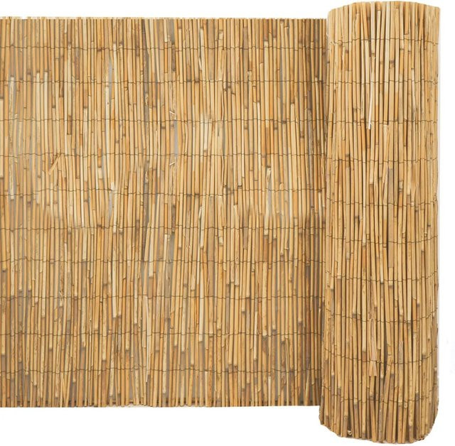 urfence Sichtschutz Schilfmatte aus Schilfrohr, blickdicht, Braun, Breite: 100 cm, Länge: 600 cm - Bild 1
