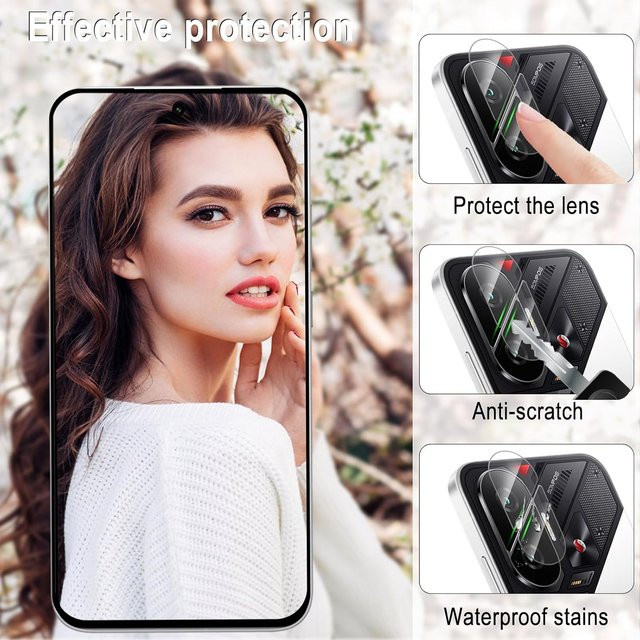 2-in-1 Sichtschutzfolie und Ultra HD Objektivschutzfolie aus gehärtetem Glas für Xiaomi Poco X8 Pro Max F8 F7 Ultra - Bild 1