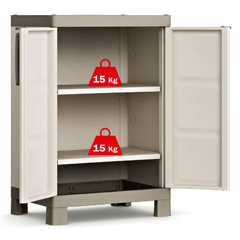 Keter Kunststoffschrank Excellence beige B/H/T: 65 x 97 x 45 cm - Bild 2