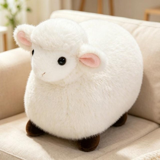 Yiran toy Schaf Plüschtier, weiß, 22cm - Bild 1