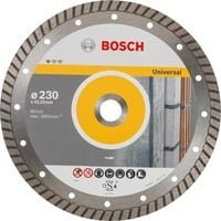 Bosch Diamanttrennscheibe Standard for Universal Turbo für Beton, Silber, Durchmesser: 230 mm, Bohrung: 22,23 mm - Bild 1