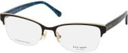 Kate Spade MARJORIE EFC Korrektionsbrille, Halbrand, Rechteckig, Damen, black - Bild 1