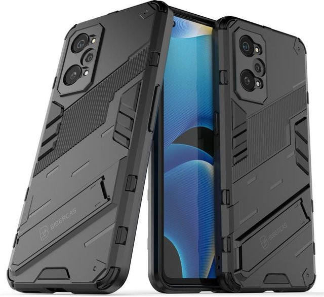 Punk-Stil Schutzhülle für Realme GT Neo2, Realme GT G und Realme C21Y in Schwarz - Bild 1