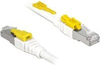Delock RJ45 Patchkabel CAT 6a S/FTP Ethernet LAN Weiß, Länge: 5,00 m - Bild 1