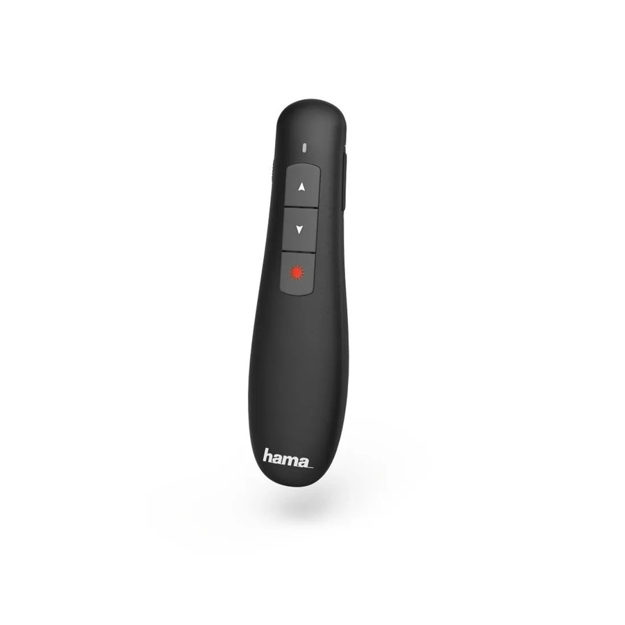 Hama X-Pointer Wireless-Laser-Presenter Präsentations-Fernsteuerung in Schwarz und Rot mit USB-A und Wi-Fi - Bild 3