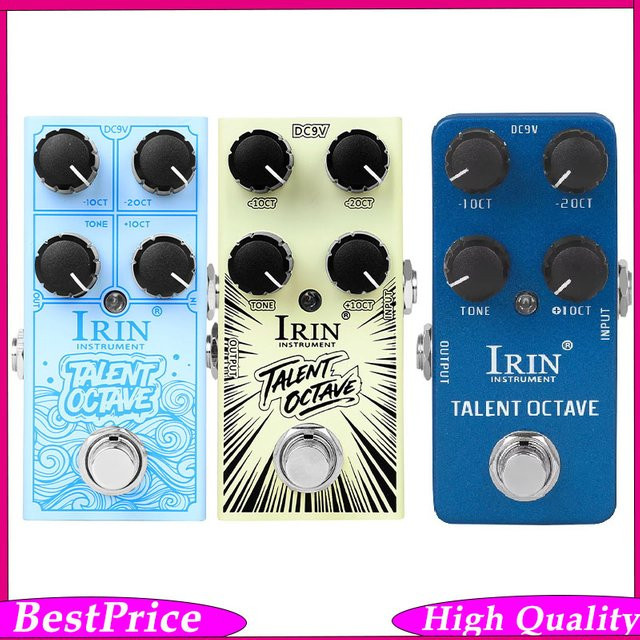 IRIN RS/F-19 TALENT OCTAVE Gitarren-Effektpedal – Polyphoner Dreifach-Oktav-Harmonisierer für 3 separate Stimmen - Bild 1