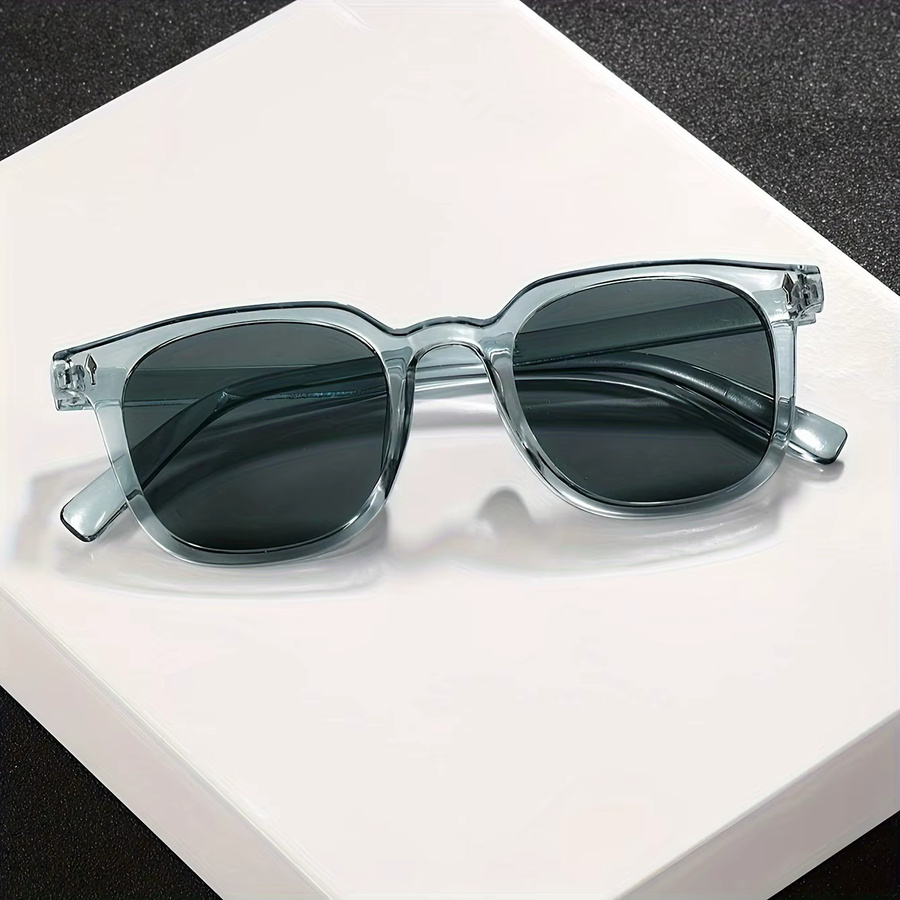 Fairmarry Sonnenbrille Square, Kunststoff, Vollrand, grau transparent - Bild 2