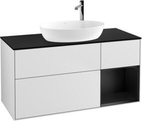V&B Waschtischunterschrank Finion in Weiß lackiert, Breite: 120 cm, Tiefe: 50,1 cm, Höhe: 50,1 cm - Bild 1