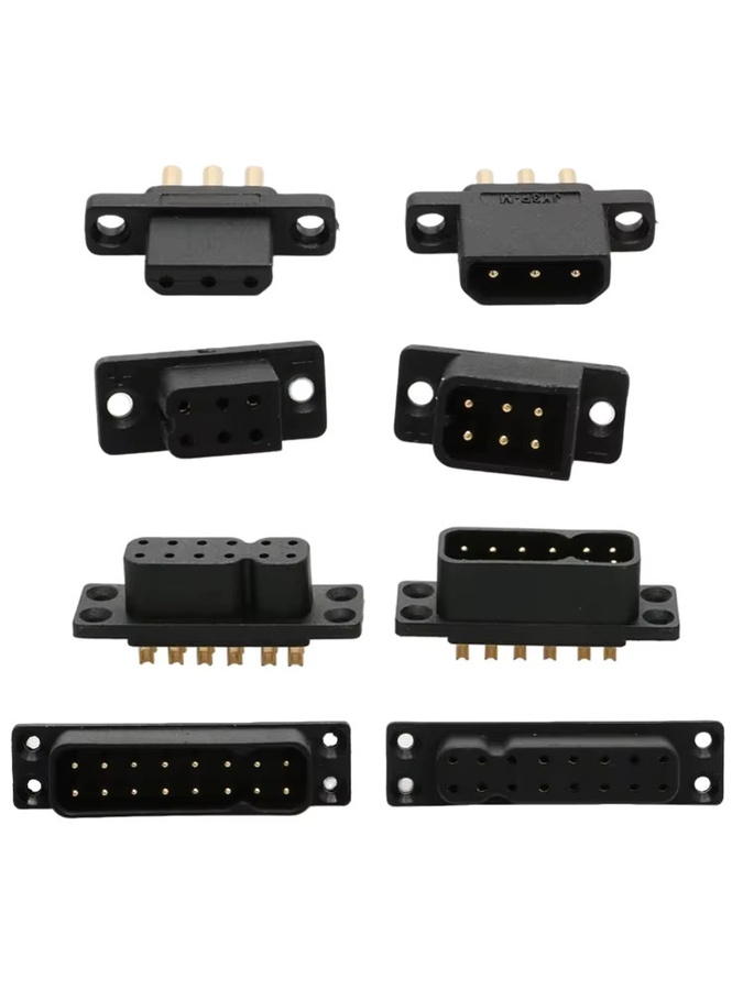 YUENHOANG DC-Stecker Set Männlich und Weiblich mit Anti-Reverse-Funktion für RC-Modell Motoren und Servos, Schwarz - Bild 3