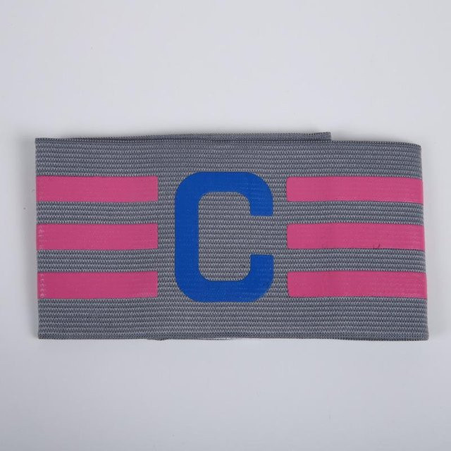 Fußball-Armband Nylon, grau, verstellbar, Unisex - Bild 1