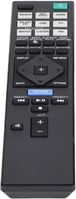 Sony RMTAA320U Ersatzfernbedienung in Schwarz für STRZA810ES und STRDN1080 - Bild 1