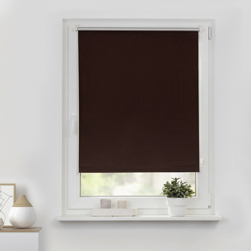 Lichtblick Thermo-Rollo Klemmfix, Braun, B: 120 cm, H: 150 cm - Bild 1