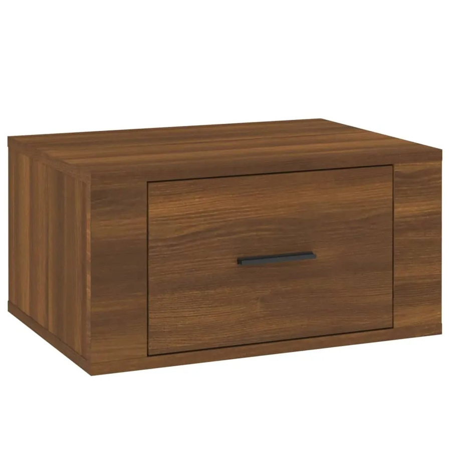 vidaXL Wand-Nachttisch in Braun Eichen-Optik, B/T/H: 50 x 36 x 25 cm - Bild 2