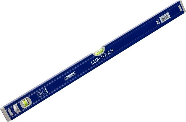 LUX-TOOLS Alu-Wasserwaage in Blau, Länge: 80 cm - Bild 1