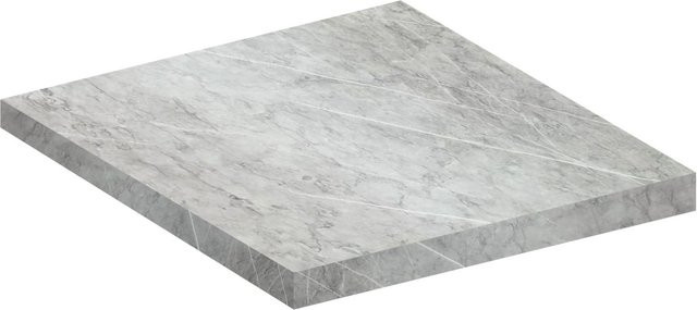 VCM Küchenarbeitsplatte Fasola in Grau im Marmor-Style, B/T/H: 80 x 60 x 30 cm - Bild 1