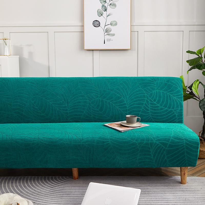 Wasserdichter Schlafsofa-Bezug aus Jacquard-Polyester, elastischer Stretch-Sofabezug für Futon-Sofas, Größe: Breite: 120-150 cm - Bild 1