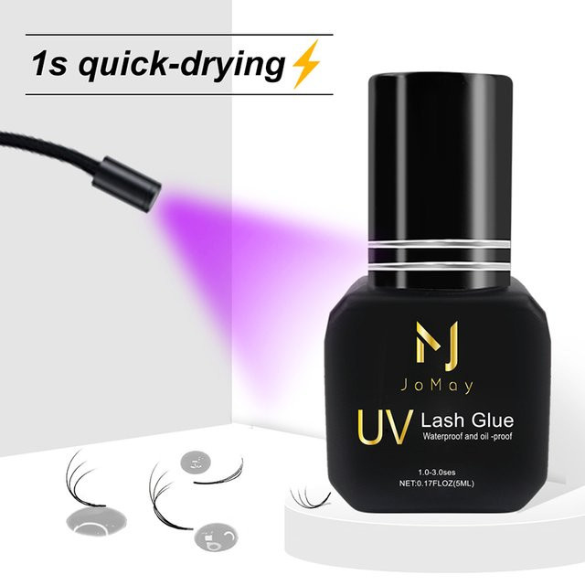 JOMAY UV-Wimpernverlängerungskleber, schnelltrocknend, Unisex - Bild 1