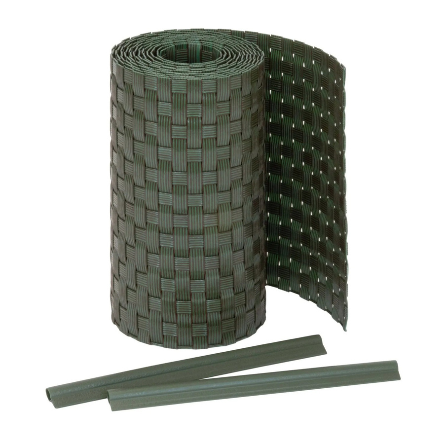 Jardinion Sichtschutzstreifen Grün inkl. Clips, B: 19 cm, L: 250 cm, Stärke: 2,4 mm - Bild 2