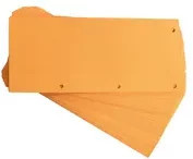 Oxford Trennstreifen DUO orange aus Papier, B/H: 160,0 x 60,0 cm - Bild 1