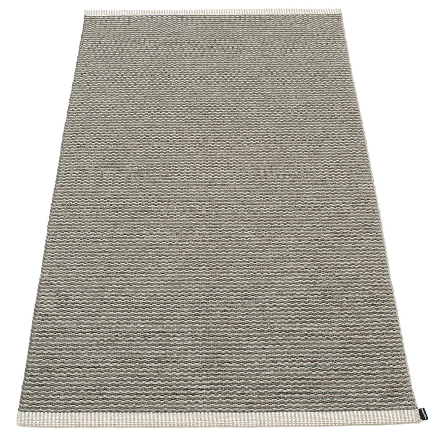 Pappelina Mono Teppich charcoal / warm grey B/T: 85 x 160 cm - Bild 1