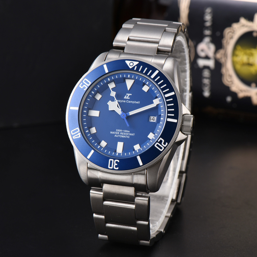 DWAYNE CAMPBELL Armbanduhr, Automatik, Edelstahl, 42,5 mm, Herren - Bild 2