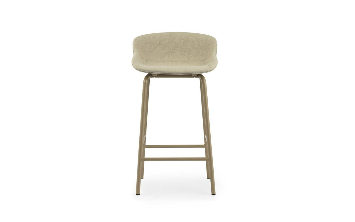 Normann Copenhagen Hyg Barhocker mit Vollpolsterung in Beige im skandinavischen Stil, Höhe: 65 cm - Bild 2