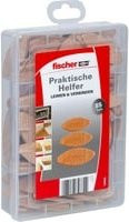 Fischer Flachdübel Set aus Buche und Nylon in Transparent - Bild 1