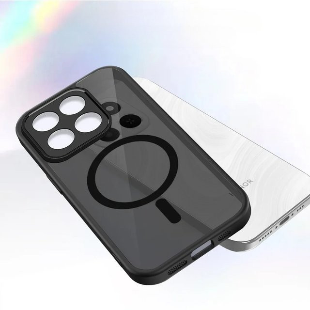 Transparente magnetische und sturzsichere Schutzhülle für Honor Magic 8, 7 Lite, X60 Pro, X9D, X9C, X7D, X8D, X8C, X6B, X6C, 400 Pro, 600 Lite und 400 Smart - Bild 1