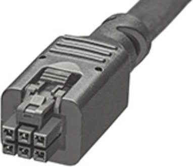 Molex Stiftgehäuse-Kabel 6-polig in Schwarz 2451300605 - Bild 1