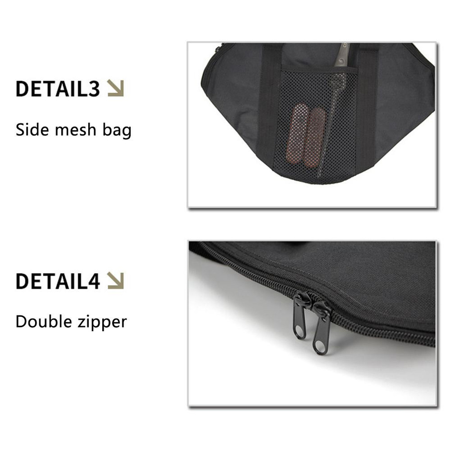 Super Six Grillplatte Tragetasche aus 600D Oxford für Outdoor und Camping, Farbe: Schwarz, B/T: 32 x 40 cm - Bild 4
