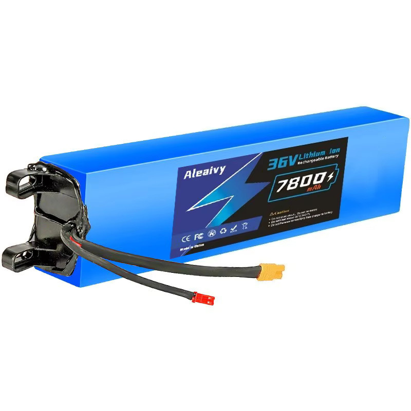 Aleaivy Elektroroller-Akku 10S3P 36 V 7800 mAh mit 18650 Lithium-Ionen-Zellen für M365 in Blau - Bild 3