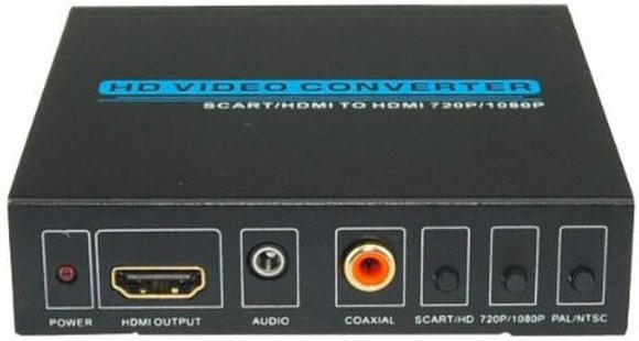 Hapena HDMI Konverter auf 3,5 mm Klinke in Schwarz - Bild 1
