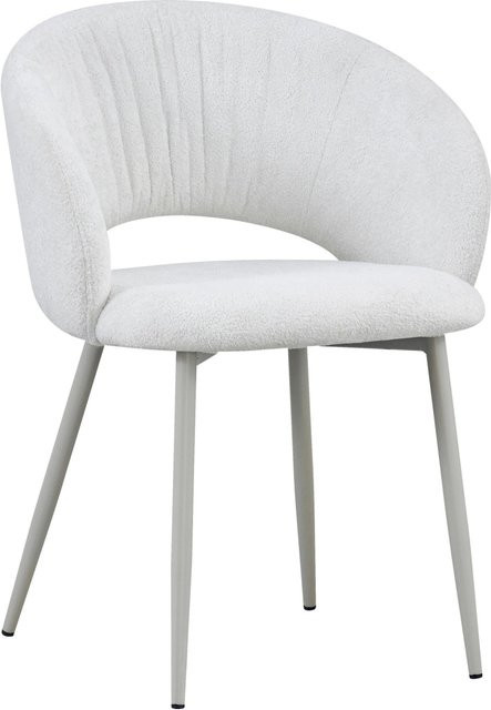 Based Armlehnstuhl Bente Beige modern mit Armlehnen und Stoffbezug B/T/H: 120 x 57 x 78 cm - Bild 1
