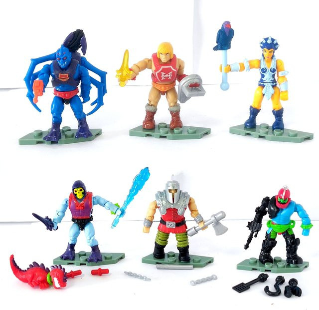 Mega Bloks Treasure Thunder Shimanline Spider Man Sheep Man Iron Jaw Skeleton King, 6-Personen-Mobilpuppe - Bild 1