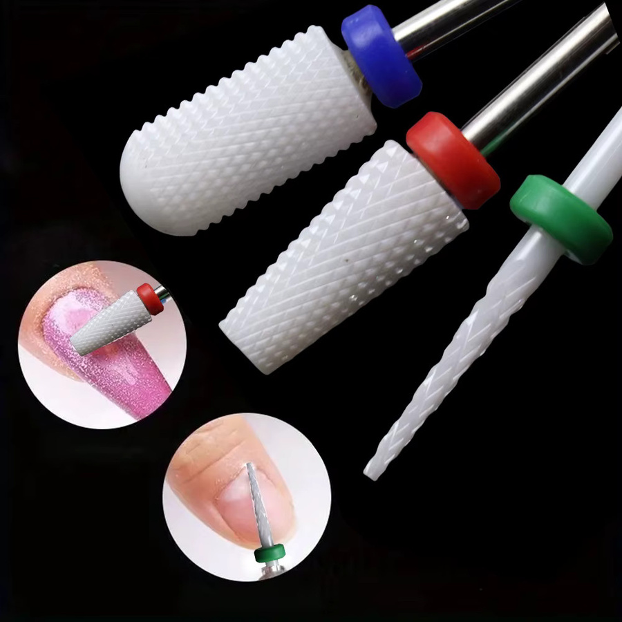 Easy Nail 3-teiliges Set Keramik-Nagelbohrer, 3/32'', Unisex - Bild 2