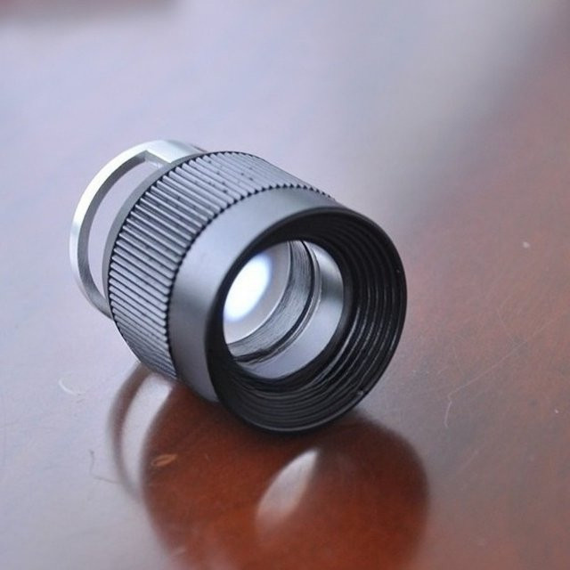 SRATE Messlupe 10x, Metall, Schwarz - Bild 1
