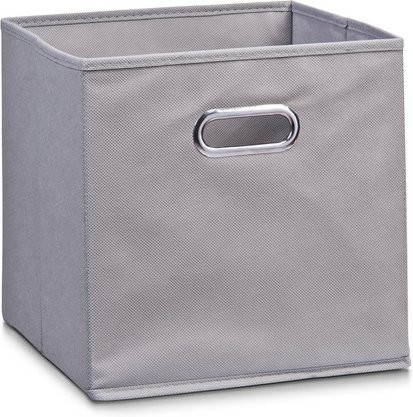 Zeller Aufbewahrungsbox mit Griffen, Grau, B/T/H: 32 x 32 x 32 cm - Bild 1